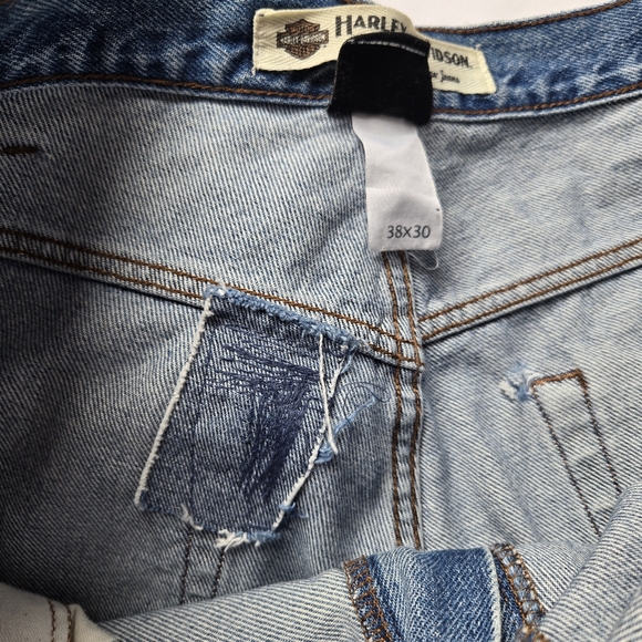 Harley Davidson Motorcycle Jeans - Men's Size 38x30 - Picture 8 of 12